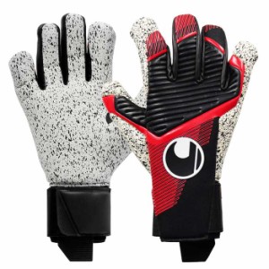 UHLSPORT ウールシュポルト パワーライン スーパーグリッププラス ハーフネガティブ 1011304 01 ブラックｘレッドｘホワイト サッカー 小