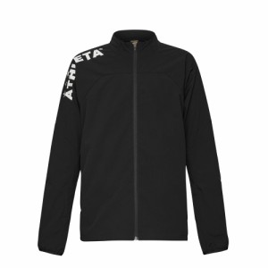 ATHLETA アスレタ JR裏地付きストレッチウインドジャケット 02400J 70BLK ブラック フットサル トレーニングジャケット