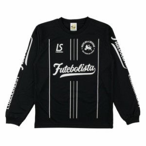 LUZESOMBRA ルースイソンブラ STRIPE FUTEBOLISTA L/S PRA SHIRT L1233005 BLK ブラック フットサル プラシャツ等