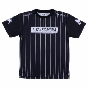 LUZESOMBRA ルースイソンブラ Jr STRIPE PRA-SHIRT L2231012 BLK ブラック フットサル プラシャツ等