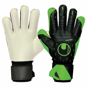 UHLSPORT ウールシュポルト サッカー キーパーグローブ ソフト アドバンスド ジュニア対応 1011324 01 ブラック×Fグリーン サッカー 小