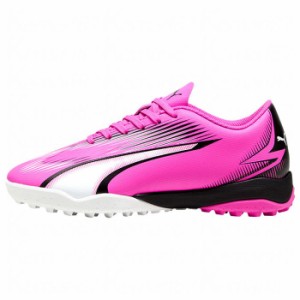 PUMA プーマ ウルトラ プレイ TT + MID JR 10777401 01 ポイズンピンク/プーマホワイト/プーマブラック サッカー ジュニアトレーニング