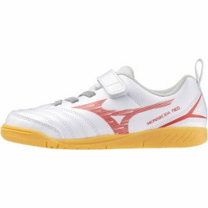 MIZUNO ミズノ モナルシーダ NEO 3 CLUB KIDS IN P1GG242660 ホワイト×レッド フットサル インドア