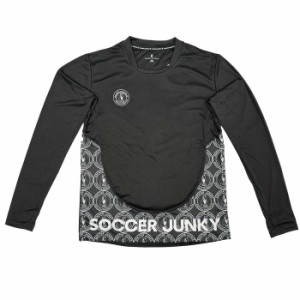 SOCCERJUNKY サッカージャンキー 虚式「」 ロングワークアウトシャツ SJ24A04 ブラック フットサル プラシャツ等