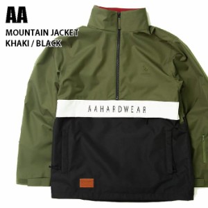 AA ダブルエー ウェア MOUNTAIN JACKET 22-23 KHAKI/BLACK メンズ ジャケット スノーボード