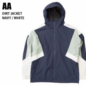 AA ダブルエー ウェア DIRT JACKET 22-23 NAVY/WHITE メンズ ジャケット スノーボード