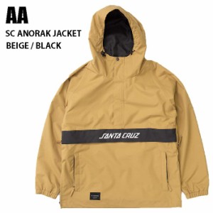 AA ダブルエー ウェア SC ANORAK JACKET 22-23 BEIGE/BLACK メンズ ジャケット スノーボード