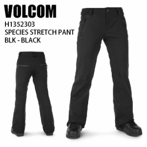 VOLCOM ボルコム ウェア SPECIES STRETCH PANT 22-23 BLK レディース パンツ スノーボード