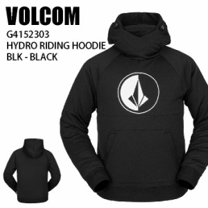 VOLCOM ボルコム ウェア HYDRO RIDING HOODIE 22-23 BLK メンズ レディース 撥水 スウェット スノーボード ライトウエア