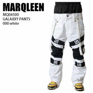 MARQLEEN マークリーン ウェア MQ04500 GALAXXY PANTS 23-24 000 white メンズ パンツ スノーボード