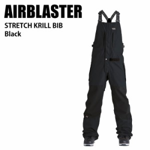 AIRBLASTER エアブラスター Stretch Krill Bib Black 23-24 ボードウェア メンズ パンツ スノーボード エアブラ