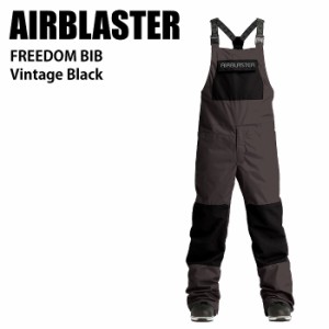 AIRBLASTER エアブラスター Freedom Bib Vintage Black 23-24 ボードウェア メンズ パンツ スノーボード エアブラ