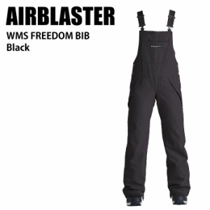 AIRBLASTER エアブラスター Wms Freedom Bib Black 23-24 ボードウェア レディース パンツ スノーボード エアブラ