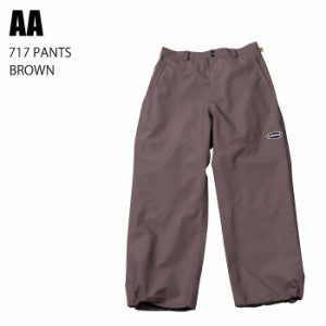 AA ダブルエー ウェア 717 PANTS 23-24 BROWN メンズ パンツ スノーボード