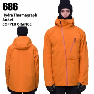 686 シックスエイトシックス ウェア HYDRA THERMAGRAPH JKT 23-24 COPPER ORANGE メンズ ジャケット スノーボード ロクハチ