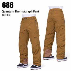 686 シックスエイトシックス ウェア QUANTUM THERMAGRAPH PNT 23-24 BREEN メンズ パンツ スノーボード ロクハチ