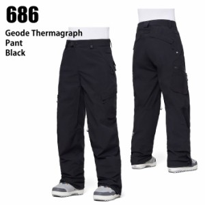 686 シックスエイトシックス ウェア GEODE THERMAGRAPH PNT 23-24 BLACK レディース パンツ スノーボード ロクハチ