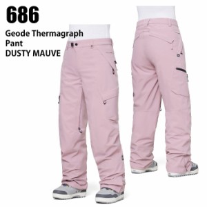 686 シックスエイトシックス ウェア GEODE THERMAGRAPH PNT 23-24 DUSTY MAUVE レディース パンツ スノーボード ロクハチ