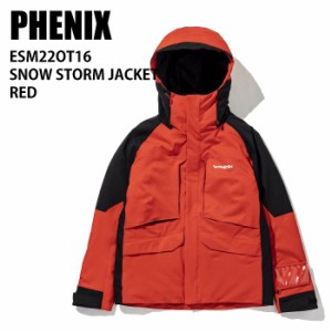 PHENIX フェニックス ウェア ESM22OT16 SNOW STORM JACKET 22-23 RED メンズ ジャケット スキー