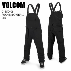 VOLCOM ボルコム G1352408 ROAN BIB OVERALL BLK 23-24 ボードウェア メンズ パンツ ビブ スノーボード