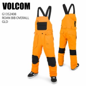 VOLCOM ボルコム G1352408 ROAN BIB OVERALL GLD 23-24 ボードウェア メンズ パンツ ビブ スノーボード