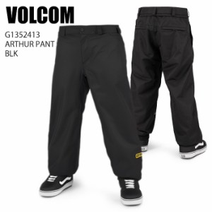 VOLCOM ボルコム G1352413 ARTHUR PANT BLK 23-24 ボードウェア メンズ パンツ スノーボード