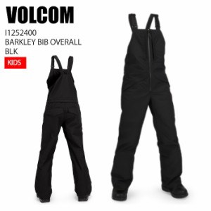 VOLCOM ボルコム I1252400 BARKLEY INS BIB OVERALL BLK 23-24 ジュニアウェア キッズ パンツ そり スノーボード