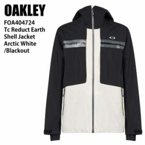 OAKLEY オークリー FOA404724 TC REDUCT EARTH SHELL JACKET WHTE/BLACK 23-24 ボードウェア メンズ ジャケット スキー スノーボード
