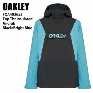 OAKLEY オークリー FOA403652 TNP TBT INSULATED ANORAK BLACK/BLUE 23-24 ボードウェア メンズ ジャケット スキー スノーボード