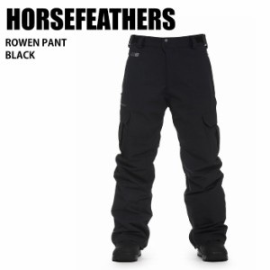 HORSEFEATHERS ホースフェザーズ ROWEN PANT BLACK 23-24 ボードウェア メンズ パンツ スノーボード スノボ スキー