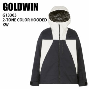 GOLDWIN ゴールドウィン G13303 2-TONE COLOR HOODED JACKET KW 24-25 ウエア ユニセックス スキー ジャケット デモ 基礎スキー