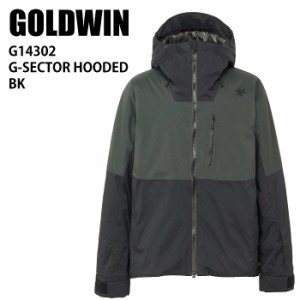 GOLDWIN ゴールドウィン G14302 G-SECTOR HOODED JACKET BK 24-25 ウエア ユニセックス スキー ジャケット デモ 基礎スキー