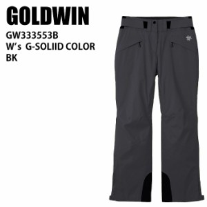 GOLDWIN ゴールドウィン GW33353B W’s G-SOLID COLOR PANTS BK 24-25 ウエア レディース スキー パンツ デモ 基礎スキー