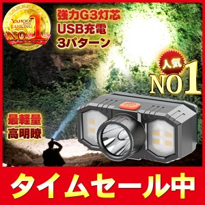 ヘッドライト led 充電式 バイク 釣り ルーメン ヘッドランプ 登山 おしゃれ 屋外 強力 頭 小型 最強 防水 自転車 ロードバイク 防災 usb