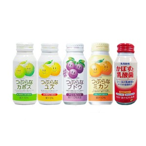  つぶらなカボス&ユズ&ミカン&ブドウ&すりすりナシ&乳酸菌 ギフトセット 16本入り 全体包装無料 同梱不可 カボス6本ユズ2本ミカン2本ブド