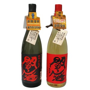  閻魔＆黒閻魔 25度 1800ml 大分麦焼酎セット 老松酒造 閻魔兄弟 包装無料