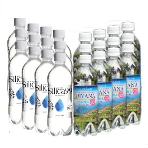  天然炭酸水 YOIYANA よいやな 500ml12本とSilica99 シリカ 500ml12本お試しセット 計24本 微炭酸