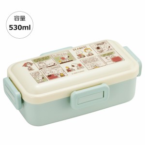 弁当箱 大人 一段 仕切り 食洗機 レンジ 対応 抗菌 日本製 容量 530ml スケーター PFLB6AG ロック スヌーピー snoopy ピーナッツ 女性 レ