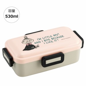 弁当箱 大人 一段 仕切り 食洗機 レンジ 対応 抗菌 日本製 容量 530ml スケーター skater PFLB6AG ロック ムーミン Moomin リトル ミイ 