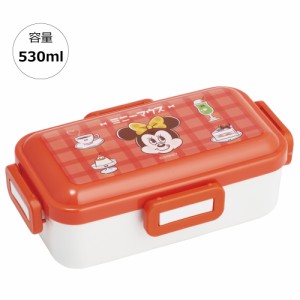 弁当箱 大人 一段 仕切り 食洗機 レンジ 対応 抗菌 日本製 容量 530ml スケーター skater PFLB6AG ロック ミニーマウス ミニー 喫茶 レト