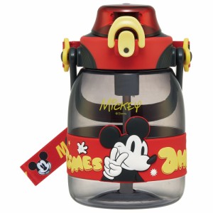 ストロー ホッパー ボトル 水筒 1.2L 1200ml プラスチック 水分補給 スケーター skater PSHP12 ミッキーマウス ミッキー Mickey 男の子 