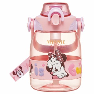 ストロー ホッパー ボトル 水筒 1.2L 1200ml プラスチック 水分補給 スケーター skater PSHP12 ミニーマウス ミニー Minnie ディズニー 