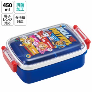 お弁当箱 一段 450ml かわいい キャラクター 食洗機対応 子供 キッズ 仕切り skater スケーター RBF3ANAG パウ パトロール 24年 パウパト