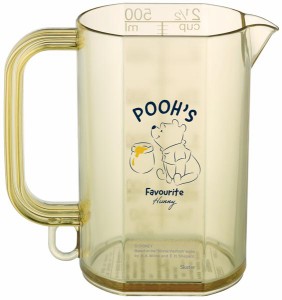 メジャーカップ〔500ml〕●POOH/LOVE TO GROW【グロー】●//計量カップ 料理 お菓子作り 調理 台所 キッチングッズ キッチン用品 キャラ