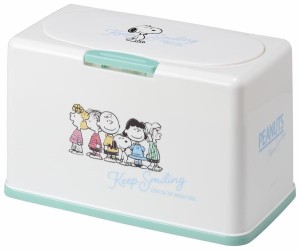 抗菌 マスク ストッカー　SNOOPY　// 銀イオン Ag+ マスク 収納 ケース 入れ 保管 容器 ストック 可愛い おしゃれ ワンプッシュ オープン