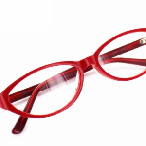 エヴァンゲリオン メガネフレーム 眼鏡フレーム TYPE-MARI 真希波・マリ・イラストリアス 53サイズ オーバル レッド ユニセックス