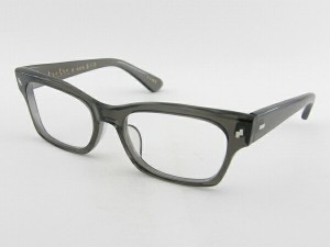 [tsetse×甚六作] TCL-003-8 メガネフレーム グレー 灰色 ウェリントン ツェツェ 高級感 度付可 ファッション 新品  眼鏡 レトロ めがね 
