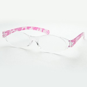 アクト 老眼鏡 ピンク PK-GZ06 リーディンググラス 薄型 レース 選べる度数