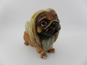 [おとぼけアニマル] メガネスタンド Pekinese アニマル グラスホルダー いぬ めがね置き ペキニーズ 犬 玄関 インテリア 新品  動物 プレ