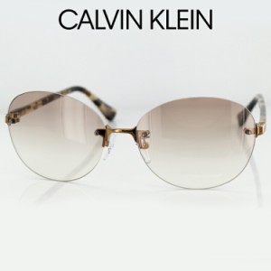 サングラス カルバンクライン ツーポイント CK-1223SA 781 58サイズ オーバル アンバーゴールド レディース 女性用 Calvin Klein UVカッ